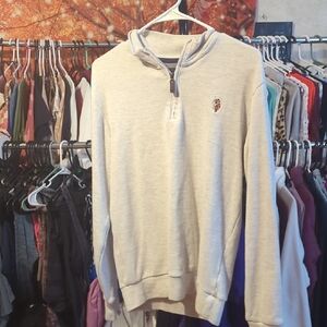 U.S. Polo Assn. Blue and Gray Collar